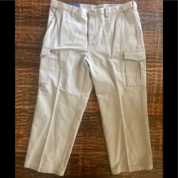Croft&Barrow Khaki Canvas CargoPant-Size42x29(NWT) - Picture 3 of 7
